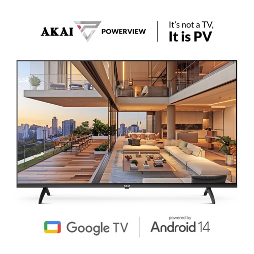 AKAI 80cm (32 Inc) HD Smart Google LED TV - Android 14 - Power View