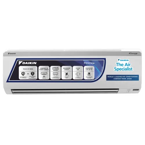 Daikin 1 Ton AC 3 Star INVERTER AC Split AC (Copper, PM 2.5 Filter, FTKC35UV16/RKC35UV16 - ( White )